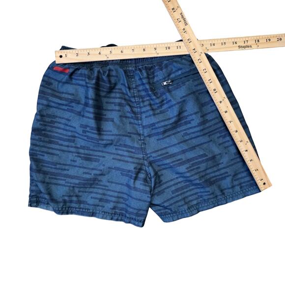 Ferrari Men’s Swim Trunks Blue Camo Patterned Board Shorts Size L - Picture 4 of 5
